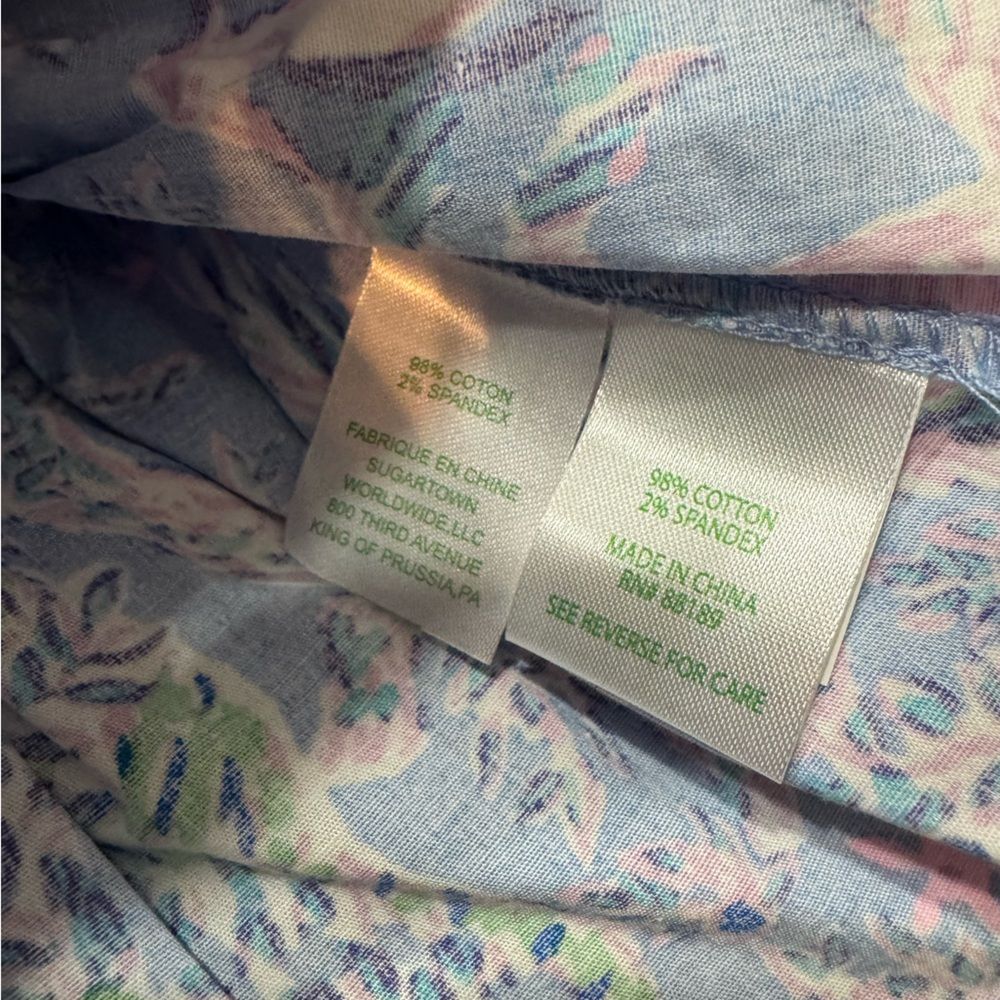 Lilly Pulitzer Rosalie Skirt Set in the "Blue Peri The Turtle Package” NWT - Picture 16 of 16